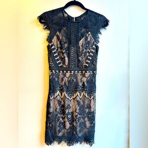 🖤 Akira Chicago Black Label Lace Mini Dress | S